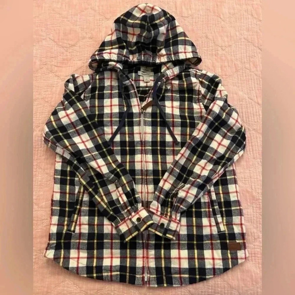 Women's LL Bean Relaxed Fit Flannel Jacket Size Small - Picture 1 of 2